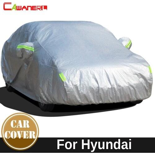 Cawanerl Cotton Car Cover Sun Snow Rain Resistant Cover Waterproof For Hyundai Terracan Tucson Grandeur Veracruz Azera Elantra