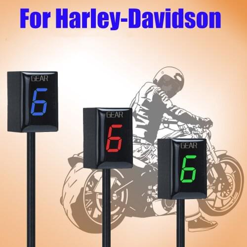 1-6 Gear Digital Speed Motorcycle Ecu Direct Mount Gear Display Indicator For Harley-Davidson XL883 XL1200 XL 883 XL 1200