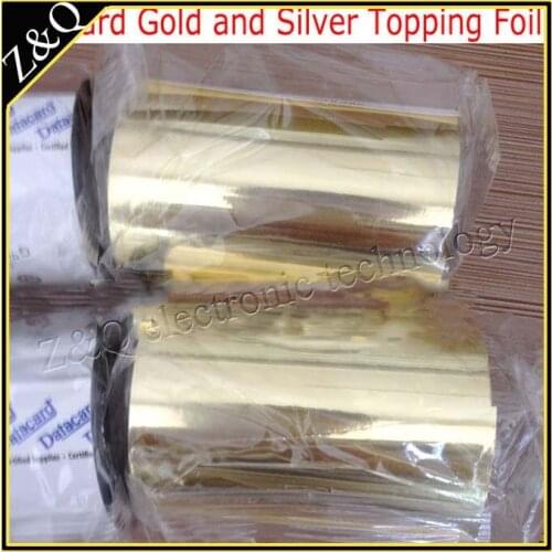 Datacard 803067-113 Silver Topping Foil used for Datacard 450 Embosser