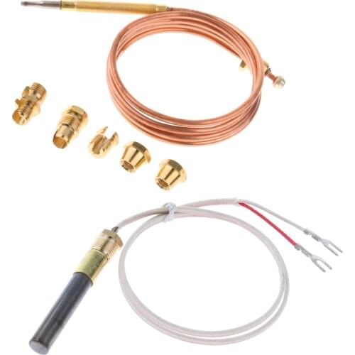 90cm Thermocouple Replacement Set & 61cm Thermopile For gas boiler and gas water heater