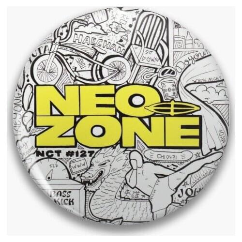 Neo Zone Doodle Soft Button Pin Lapel Pin Hat Badge Collar Decor Funny Metal Creative Lover Jewelry Fashion Women Clothes Cute
