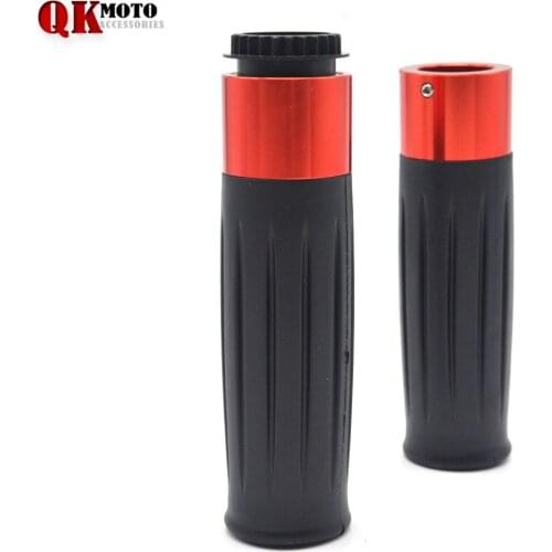 NEW Universal Motorcycle Handlebar Hand Bars Grips Handle bar Grips Rubber for APRILIA RSV MILLE/R MV Agusta DRagsteR 800/RR