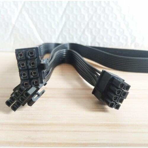 PCI express 8pin to Dual 6+2Pin Power supply Cable PCIe 8 Pin 1 to 2 Spliter For Corsair RM1000 RM850 RM750 RM650 RM550 RM450