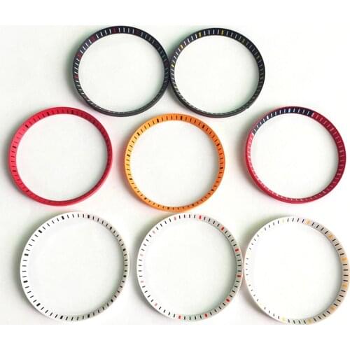 Mod Watch Chapter Ring Plastic For Seiko SKX007 SRPD53 for NH35 NH36 Movement Watch Case Repair Tool Parts