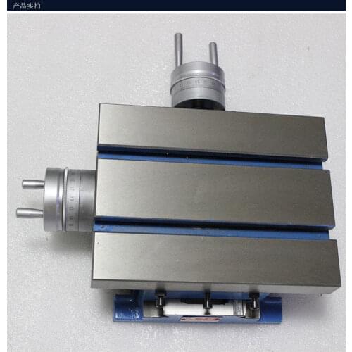 Worktable, drilling and milling machine cross table, 225 x175 fixed