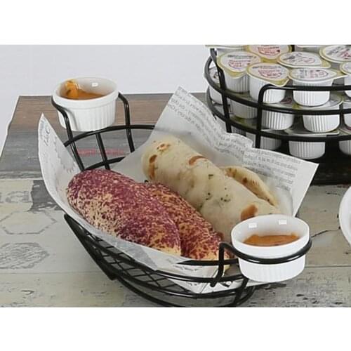 Stainless Steel French Fries Serving Basket for Fries Chips Fish Chicken