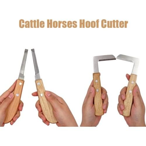 Veterinary Supplie Farm Cattle Horses Hoof Cutter Goat Sheep Pig Livestock Hoof Knife Right Left Hand Animal Foot Pruning Tools