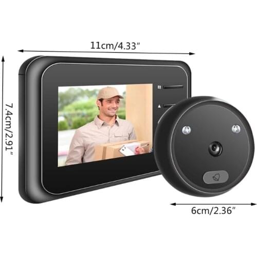 2021 New R11 Video Doorbell Camera Intercom PIR Motion Detection Alerts IR Night Vision 3 x AAA Batteries Powered