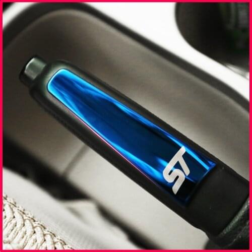 1 Piece ABS Chrome Car Hand Brake Protection Trim Handbrake Decoration Cover Sticker for Ford Focus 2 3 MK2 MK3 2005 - 2012