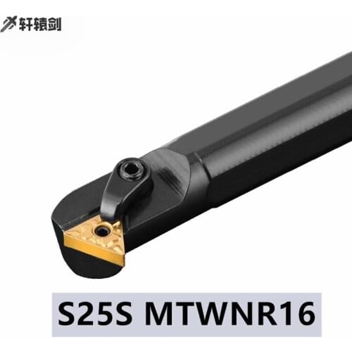 1PC S25S MTWNR16 Inner Turning Tool Cutting Handle Holder Carbide Insert TNMG TNMG16