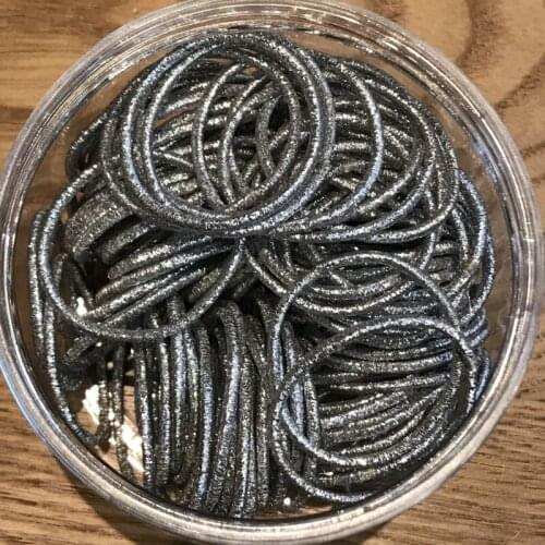 100Pcs/set Shiny Elastic Rubber Hairband Baby Girls Hair Accessories Colorful Hair Rope Women Ponytail Band Headwear