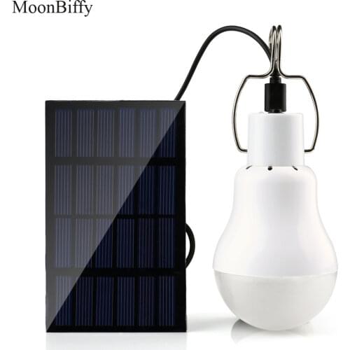 15W 130LM WholeSale Dropshipping MOONBIFFY Solar Power Outdoor Light Solar Lamp Portable Bulb Solar Energy Lamp Led Lighting