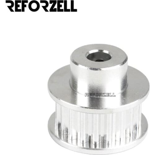 5pcs/Lot GT2 Timing Pulley 20 teeth Alumium Material Inner Diameter 5mm/6.35mm/8mm for 6mm width belt 3d printer cnc parts