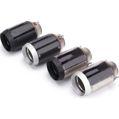51mm Motorcycle Carbon Exhaust Pipe Muffler Silencer For Z1000 Z750 Z800 NINJA250 Tmax530 Xmax300 CBR1000RR CBR650F CB500X ATV