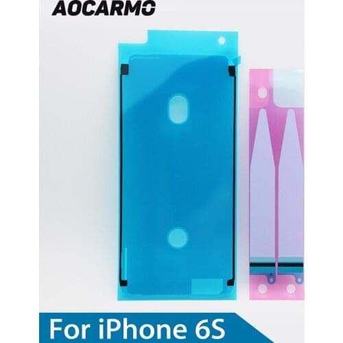 Aocarmo Black/White LCD Display Screen Waterproof Sticker Battery Adhesive Full Set For iPhone 6S 4.7" Replacement