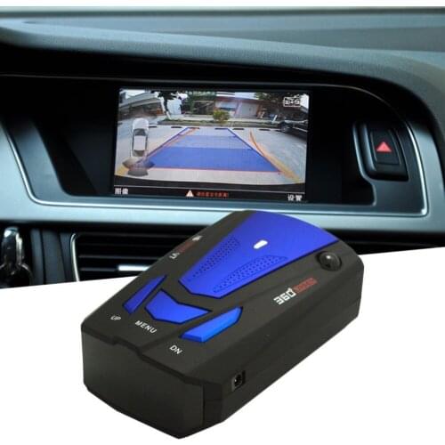 Wire 360 Degrees Car Radar Detector 16 Band Voice Alert Laser V7 Security GPS Speed Radar Detector Laser LED Display Red Blue