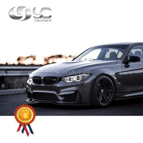 Car-Styling Auto Accessories Carbon Fiber Front Bumper Lip Fit For 2014-2017 F8X M3 M4 PSM Style Front Lip Splitter