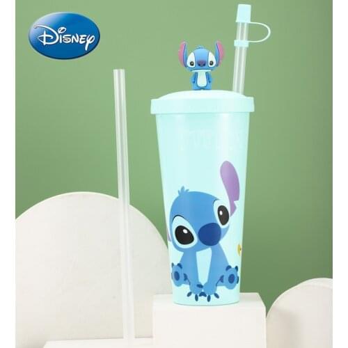 Disney Mickey Mouse Stitch Childrens Cartoon Male and Female Baby Home Juice Drink Creative Water Cup