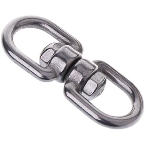 EDC 8 Shape Rotary Buckle Safety Climbing Swivel Hook Connector Carabiner Clasp 448D