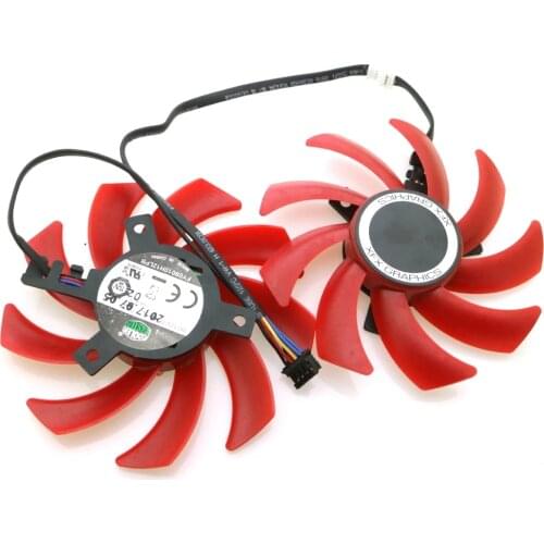 FY09010LPB 12V 0.45A 85mm 4Wire 4Pin VGA Fan For XFX RX560 RX570 4G 8G Graphics Card Cooling Fan