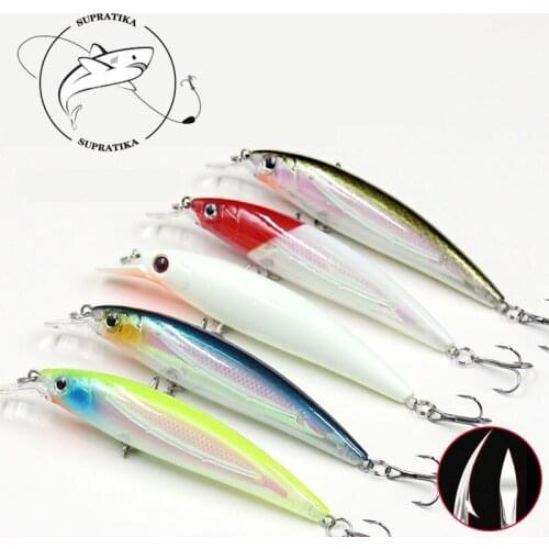 Diving depth 0-1.5M Freshwater Fishing Lure Hard Bait Artificial Minnow Luminous Floating Wobbler 11cm/14g Plastic Fishing Bait