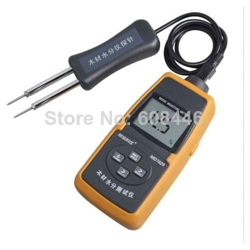 Hygrometers Hot MD7820 Digital Wood Moisture Meter Tester Temperature Meter humidity