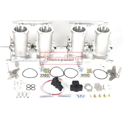 SherryBerg 40mm/42mm/45mm/48mm/50mm IDF Dual Throttle Bodies Fuel Rail TPS Rep For Jenvey Weber & Dellorto Empi Carb Carburetor