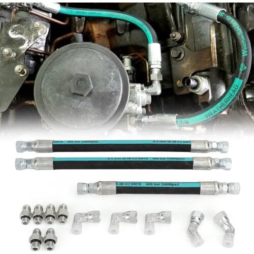 Areyourshop High Pressure Oil Pump HPOP Hoses Kit For Ford 7.3L 1999-2003 Powerstroke YC3Z9J323E Car Accessories Auto Parts