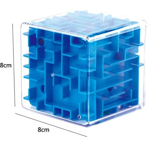 Mini 3D magic cube puzzle stereo labyrinth toy ball balance early gift ball maze toys Fun and Challenge For Teenagers Learning