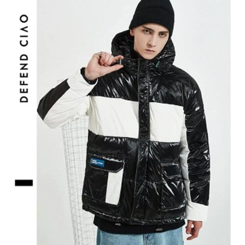 New Winter Jacket Men High Quality Fashion Casual Coat Hood Thick Warm Waterproof Down Jacket Male Winter Parkas Outerwear