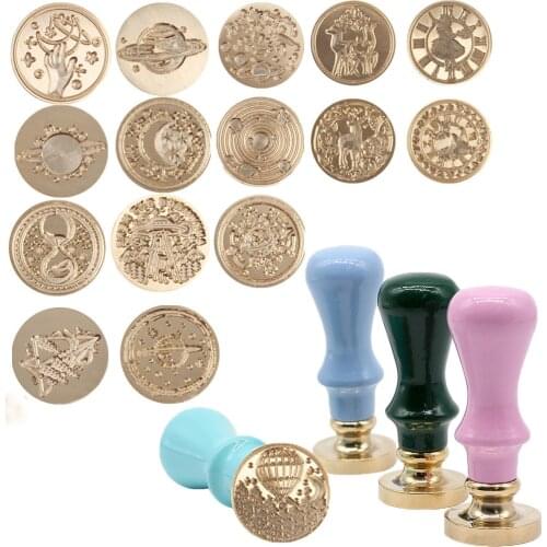 Pc Wax Seal Stamp Retro Antique Sealing Wax Scrapbooking Stamps HEAD Wedding Decorative Invitation DIY ools Crafts