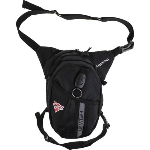 Motorcycle Bike Cycling Outdoor Drop Leg Waist Bag Pocket Riding Bag Fanny Pack Nylon Cloth Waterproof Double side zipper