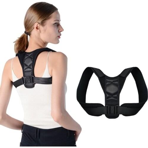 Brace Support Belt Adjustable Back Posture Corrector Clavicle Spine Upper Back Shoulder Lumbar Posture Correction Women Men