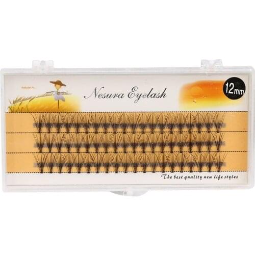 SHIDISHANGPIN Individual Eyelashes False Eye Lashes 6D Wave Mink 0.07 C Black Silk Eyelashes Bundles Extension dec 06