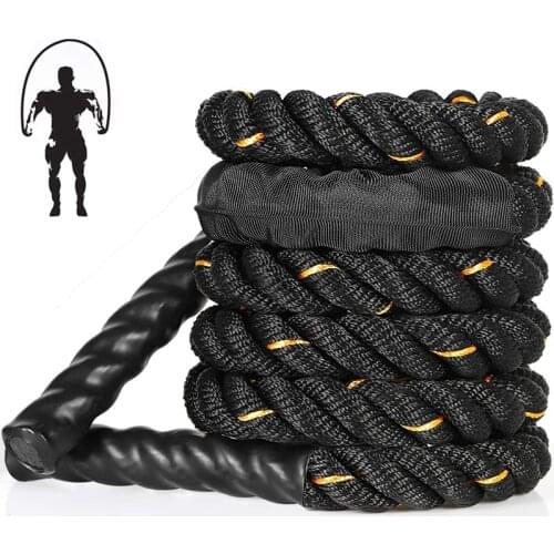 Heavy Jump Rope Battle Ropes for Men Women Total Body Workouts Power Training Improve Strength Building Muscle Skipping Rope