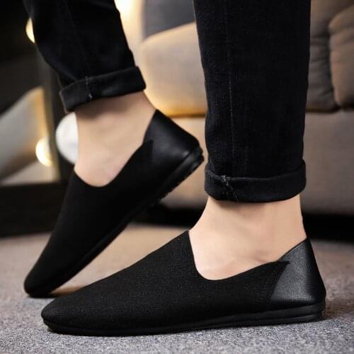 Outdoor comfortable Men Shoes Moccasins Loafers Man Leather Shoes Fashion Masculino Classic Handmade Slip On Driving Casual