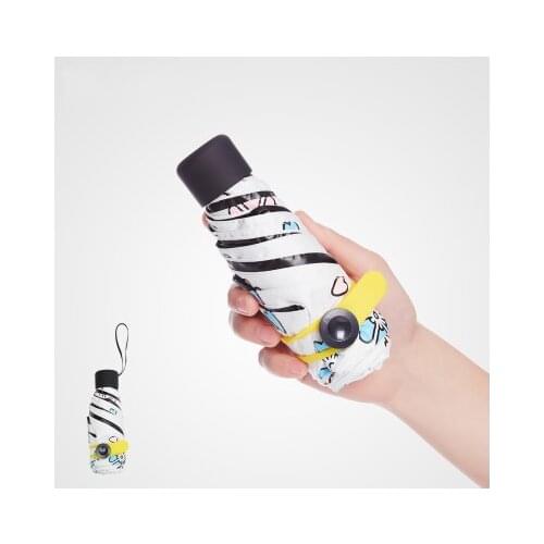 Ultralight Mini Pocket Umbrella Woman Umbrellas UV Rainproof Portable Five Folding Ladies Woman Sun And Rain Small Umbrella Gift