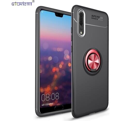 For Huawei P 20 P20 Plus Pro Ultra Thin Shockproof Case EML-L09 EML- L29 EML- L09C CLT-L09 CLT-L29 Stand Finger Ring Full Cover