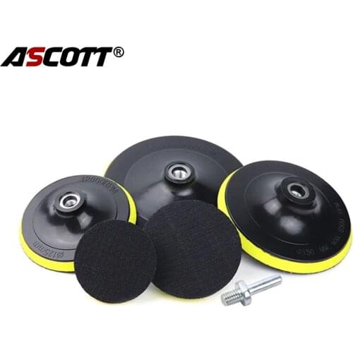 1pc sanding disc backing pad sandpaper holder sanding polishing disc hook-loop back plate angle grinder rotary machine