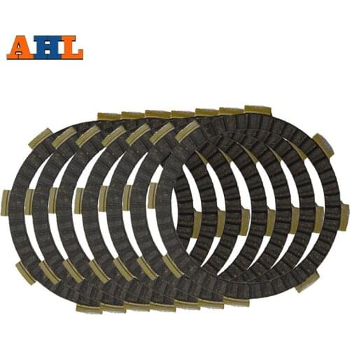 AHL Motorcycle Clutch Friction Plates Set for HONDA CRF150R II 2006-2009 / CRF150 RB 2007-2013 Clutch Lining #CP-00012