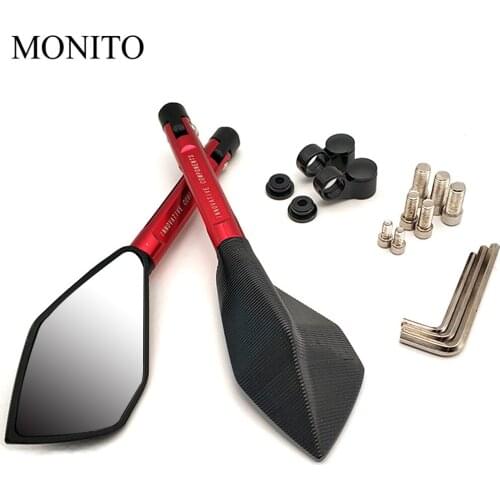 CNC Motorcycle Accessories Rearview Side Mirror Blind Spot Mirror For KAWASAKI GTR1400 Concours Z1000SX NINJA 1000 H2 H2R ZX10R