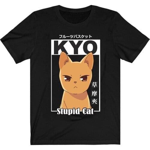 Fruit Basket Anime T-Shirt Men Anime Kyo Clothes Tops Tees Camiseta Camiseta