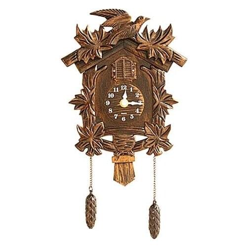 Large 3d Wall Clock Vintage Cuckoo Clocks Living Room Bell Pendulum Clock Wall Watches Home Decor Shabby Chic Reloj Gift SC293