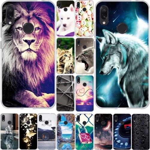 Case for Xiaomi Redmi Note 7 Soft Silicone Cute Cat Case Back Cover for Redmi Note 7 Pro Phone Case for Xiomi Note 7 6.3 inch