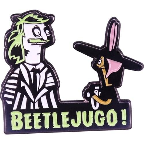 Beetlejuice enamel pin great fans pop addition