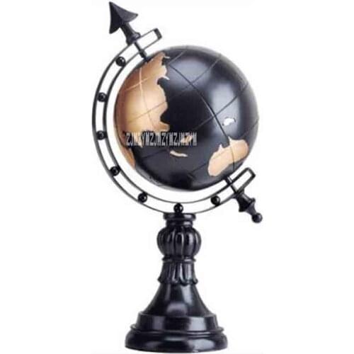 KD002 European Style Creative Home Resin Cube Globe Figurine Decoration Office Decorations TV Cabinet Desktop Decoration Process