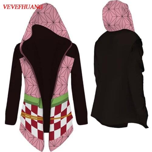 VEVEFHUANG Demon Slayer: Kimetsu no Yaiba Costumes Akatsuki Uchiha Itachi cloak cosplay Kids Adult unisex trench coat for mediev