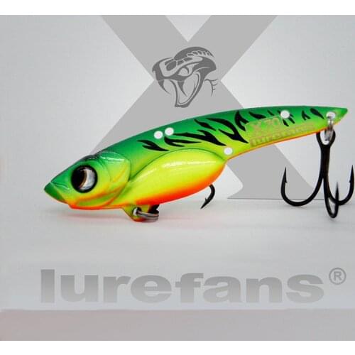 Lurefans X VIB small snake metal bait X50/55/60/70 special mandarin fish super long cast bait 7.5/ 9.5 /13.5/ 19.5g 50-70mm