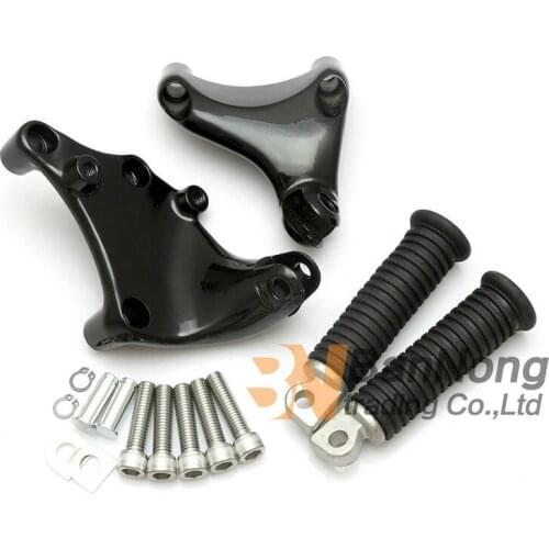 High quality motorcycle Modified Rear Foot pegs assembly Foot pegs support Fixed a tripod For Harley XL883 XL1200 X48 72 14-15