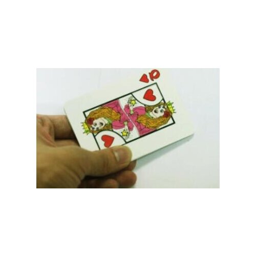 Queen to 5 Card Set Magic Tricks Q to 5 Magia Appearing Card Close Up Gimmick Props Mentalism Comedy